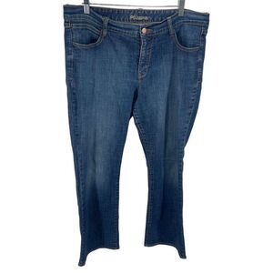 Old Navy Women's The Dreamer Jeans flare Denim Medium Wash Blue Size 14